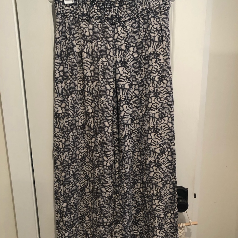 Final Touch Black and White Wide Leg Pants